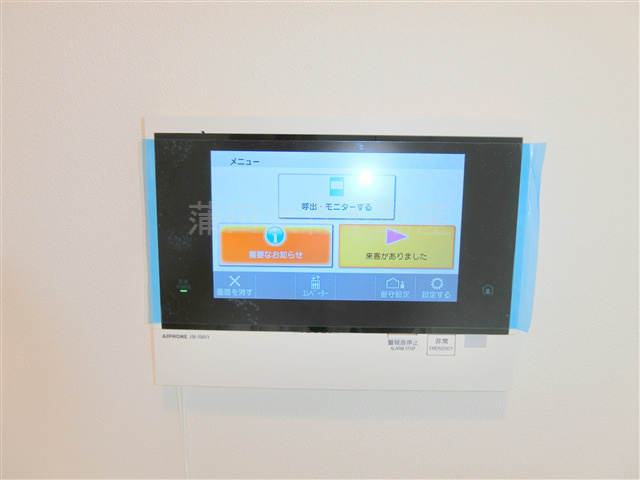 グランカーサ蒲田ウエストの設備|TVモニター付オートロック　インターホン