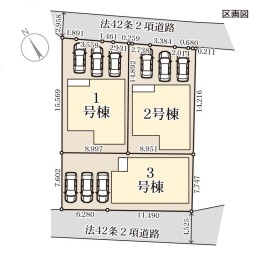 LG西原町小那覇2号棟＼☆ご成約時キャッシュバック☆／の区画図|
