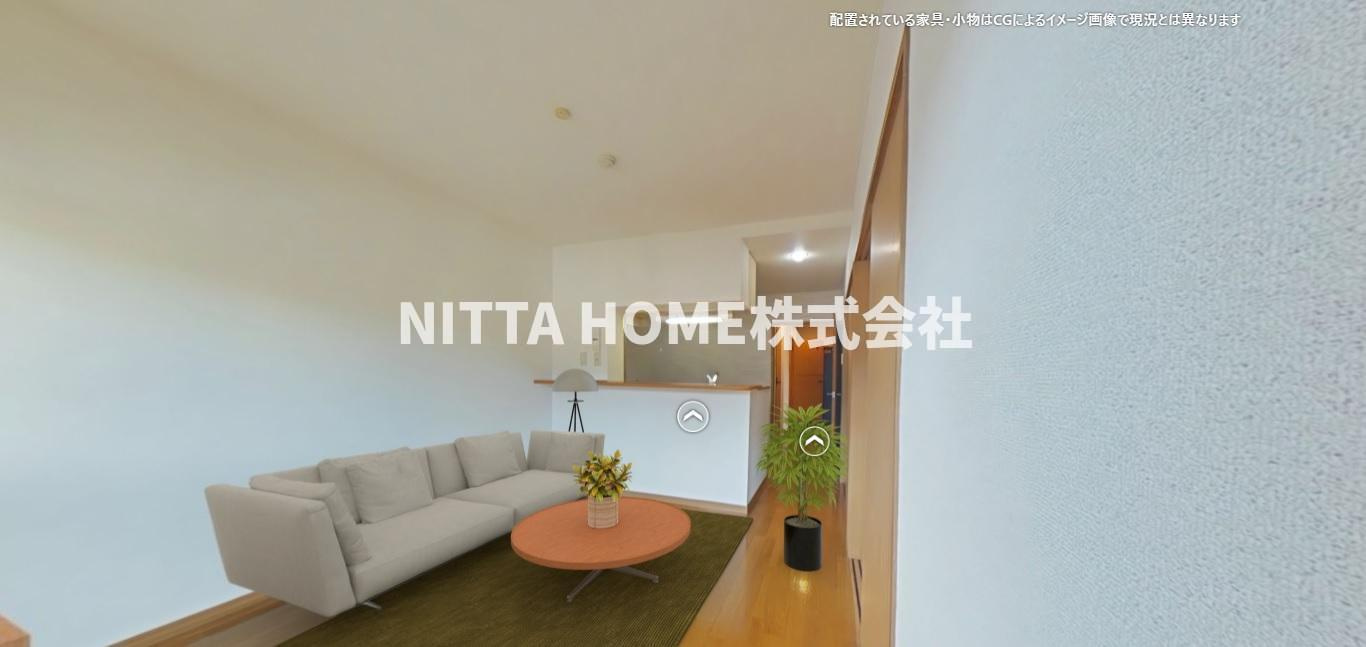 ルミエールかながわの居間・リビング|イメージ図です♪