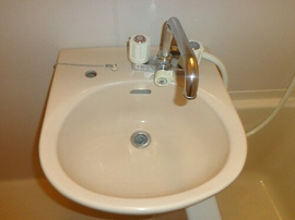 洗面台　※2015年10月撮影