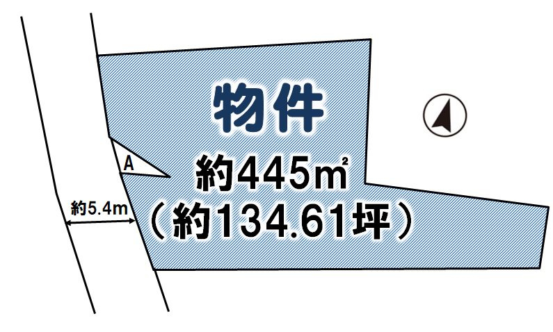 栃木市大平町真弓の土地図