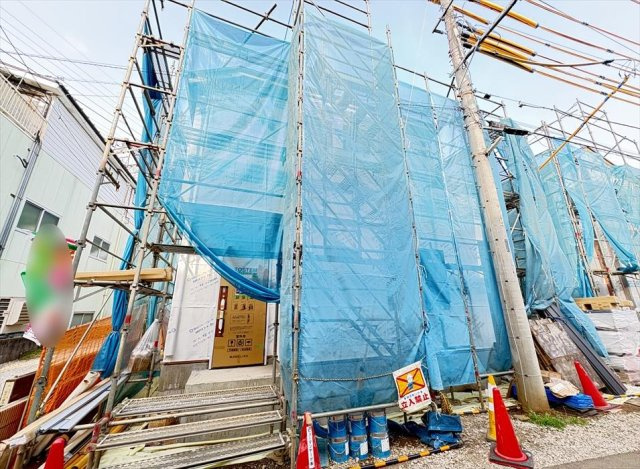 【外観】 | 清瀬市下宿3丁目　新築一戸建住宅　全4棟　(志木本店) | 現地（2026年2月）撮影
太陽光パネル設置で、環境にも家計にもやさしい住まい。