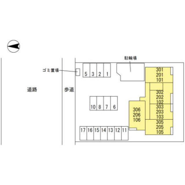 artensiaのその他共用部分|配置図