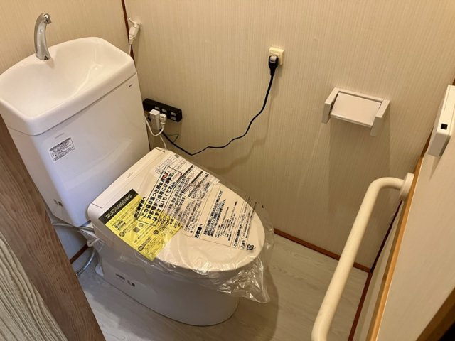 ゆったりとした空間のトイレです
