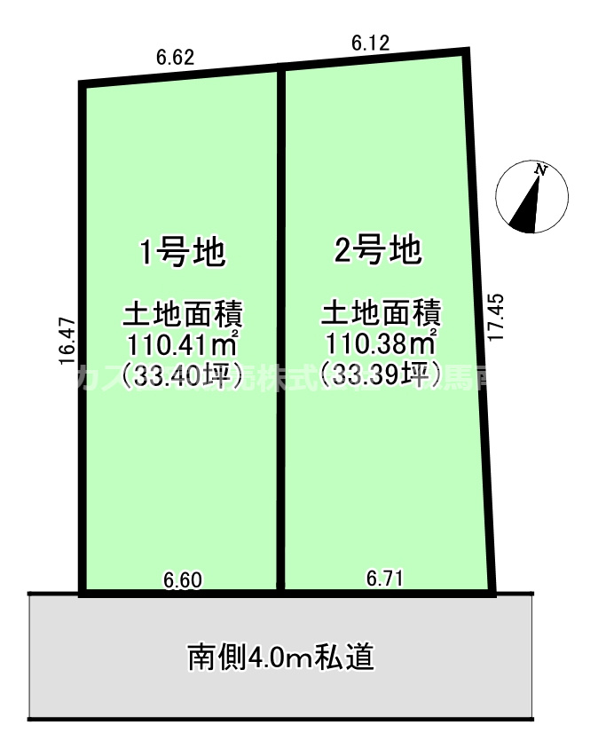 西東京市緑町2丁目　土地　西武池袋線　ひばりが丘の土地図