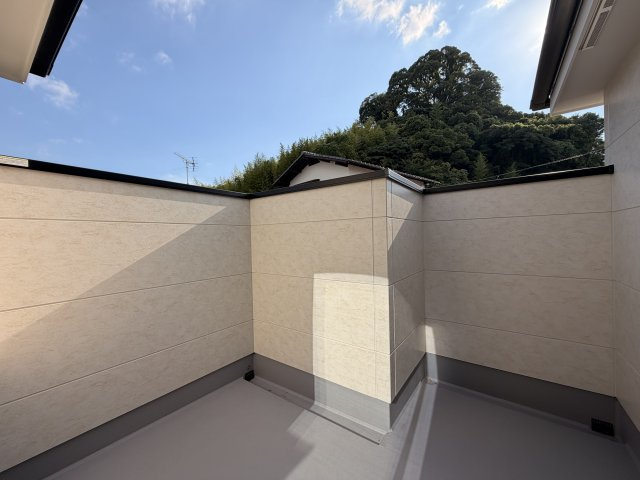 糟屋郡志免町5期　1号棟のバルコニー