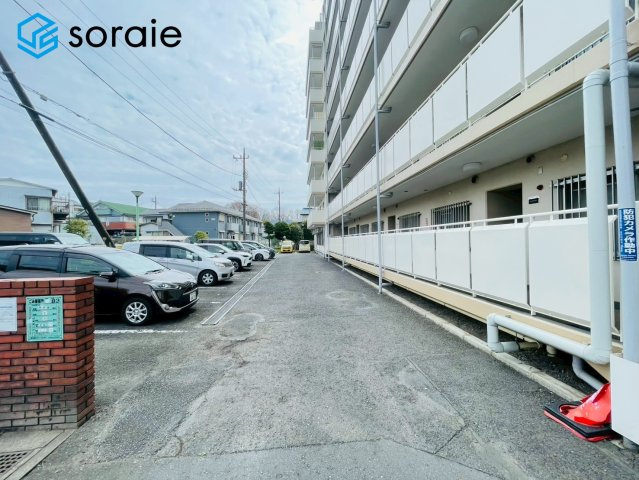 西武豊岡ハイツの駐車場|3/23撮影