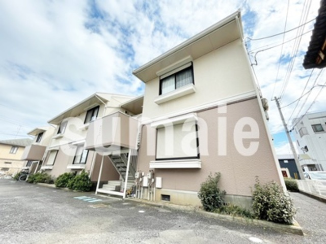 ヒルズ三橋の外観|軽量鉄骨です。