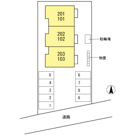 Ａｒｉｅｔｔａの区画図