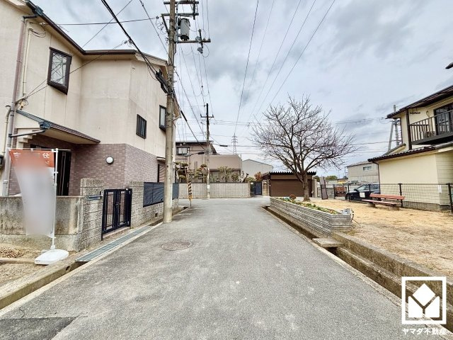 八幡市八幡双栗　０１の前面道路含む現地写真|2月17日　現地写真更新