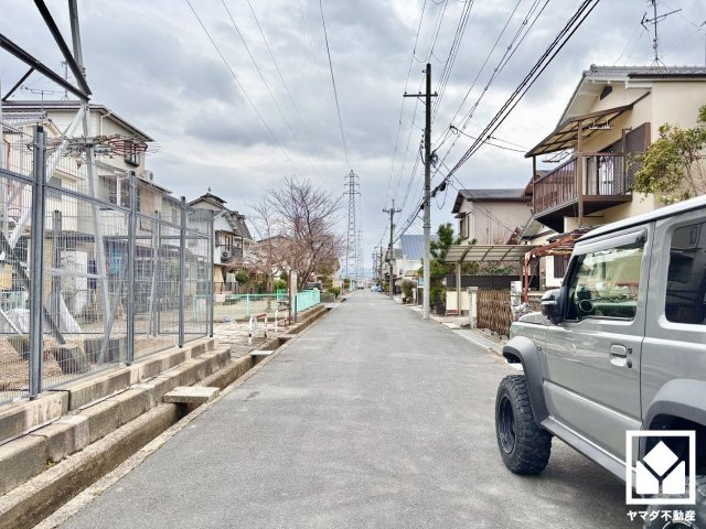 八幡市八幡双栗　０１の前面道路含む現地写真|2月17日　現地写真更新