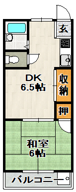 シャロン星の荘の間取り