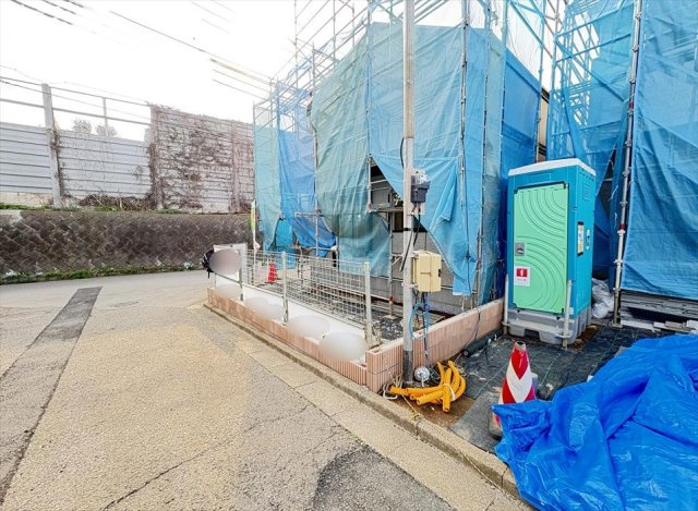 【外観】 | 清瀬市下宿3丁目　新築一戸建住宅　全4棟　(志木本店) | 現地（2026年2月）撮影
設計・建設性能評価書取得の安心仕様。