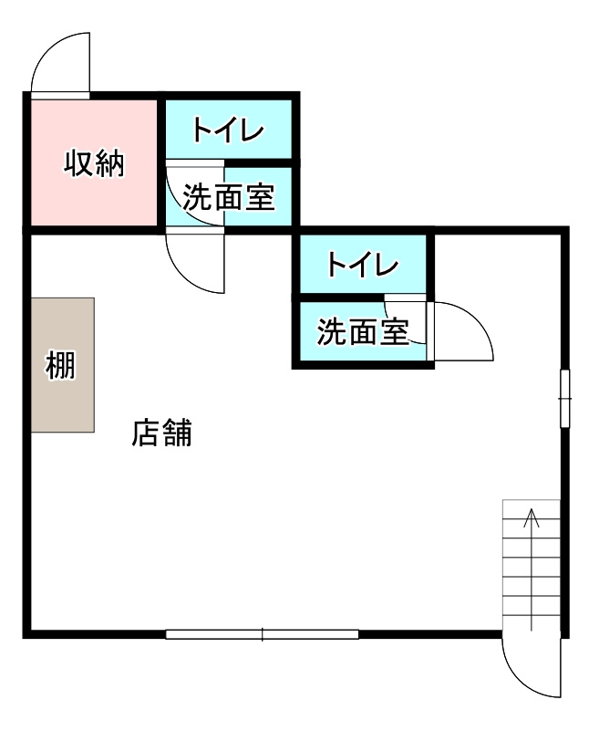 室蘭中島町ハウスの間取り
