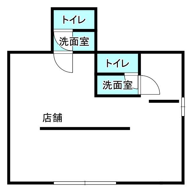 室蘭中島町ハウスの間取り