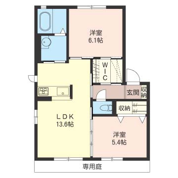 【間取り】 | メゾン・ド・ａｎｎ　Ⅱ