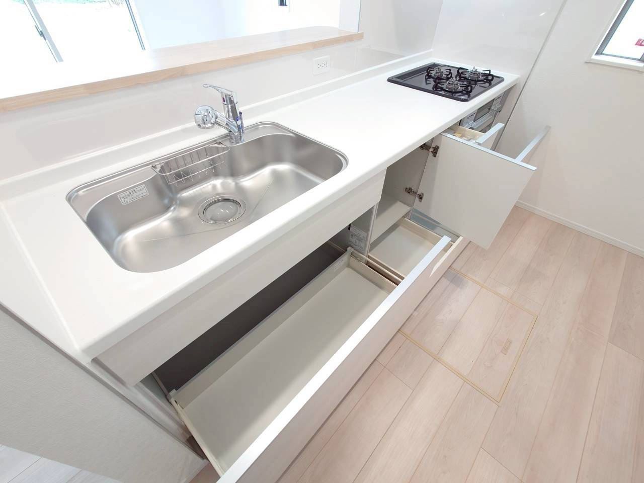 ♥♥南城市佐敷冨祖崎第７－4号棟の浴室|落ち着いた空間のお風呂です