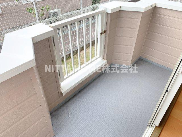 サニーヒル大歳　Ｂのバルコニー|南向き日当たり良好バルコニー◇「