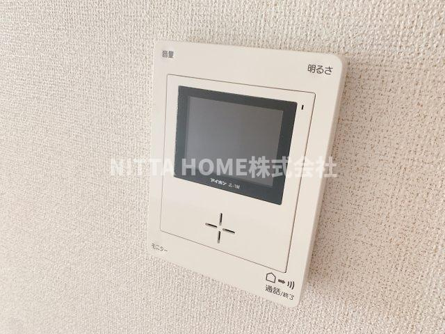 サニーヒル大歳　Ｂのセキュリティ|顔見て会話ができるTVインターホン付き◎