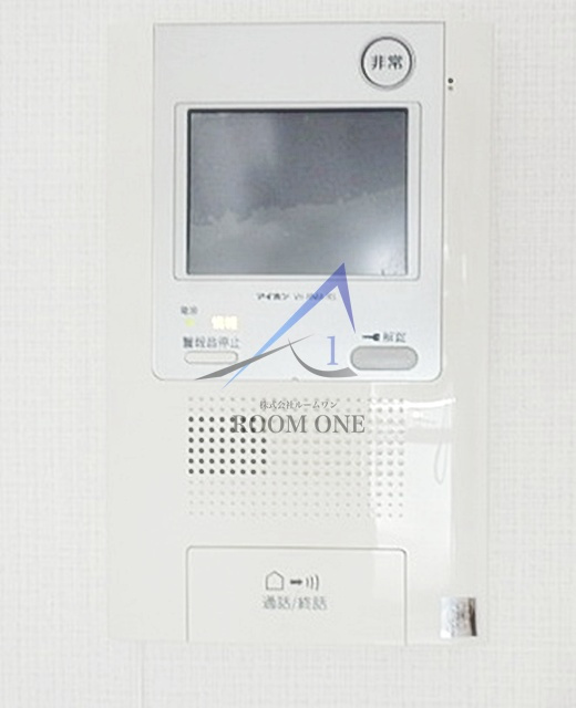 スカイコート池上壱番館のセキュリティ|モニター付きインターホンです。