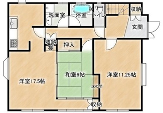 【間取り】 | 白岡市篠津　中古戸建て | １階間取り