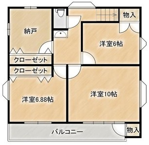 【間取り】 | 白岡市篠津　中古戸建て | ２階間取り