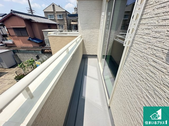 ●29(土)30(日)現地案内可能！　奈良市大森西町　限定1邸のバルコニー|日当たりのよいバルコニー！お部屋が開放的に！