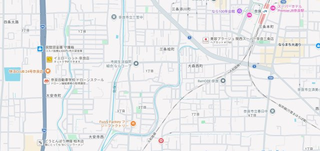 ●29(土)30(日)現地案内可能！　奈良市大森西町　限定1邸の地図