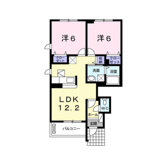 【間取り】 | フルールⅠ
