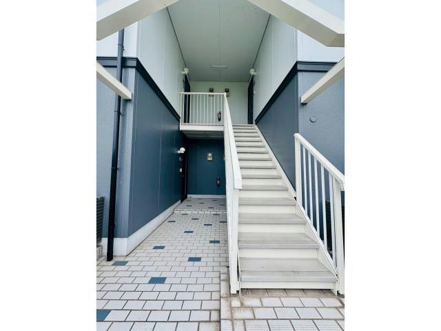 パストラルハイツＡ棟のエントランス