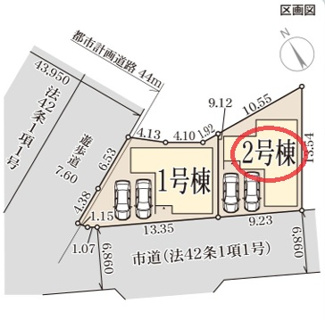 【区画図】 | リーブルガーデン貝塚澤９期 | 区画図