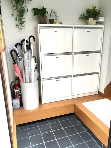 クラート千駄木のロビー