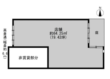 福屋町テナントの間取り