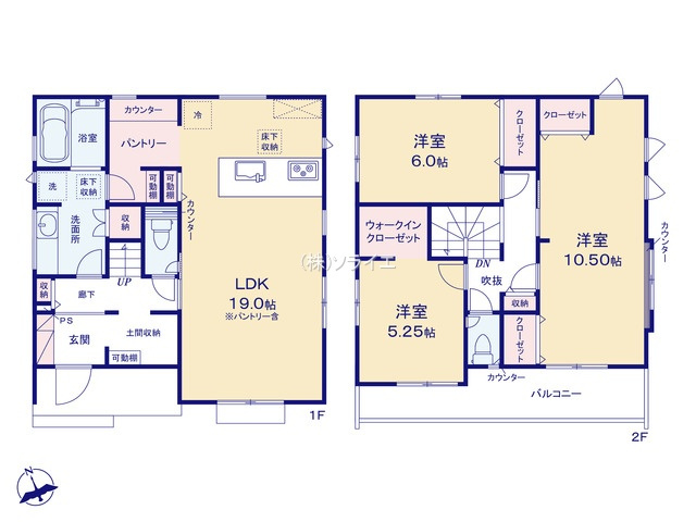 川越市上戸新町3期　全1棟　新築戸建　の間取り|2026/5/21撮影