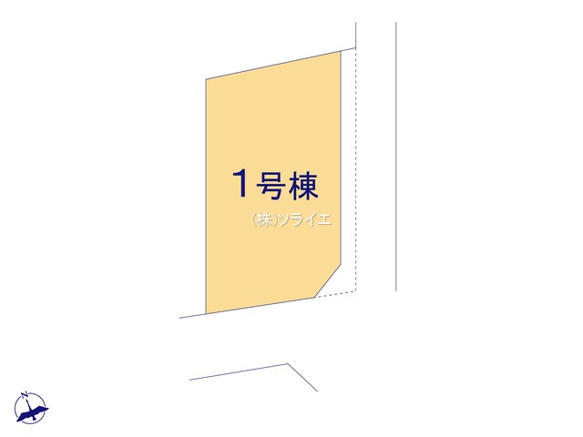 川越市上戸新町3期　全1棟　新築戸建　の区画図|2026/5/21撮影