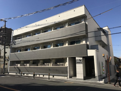 【外観】 | アビタシオン桃谷 | 築浅のセパレートおすすめ。礼金0円です。