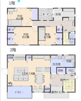【間取り】 | 新築戸建　神戸市垂水区西舞子９丁目 | ３ＬＤＫ