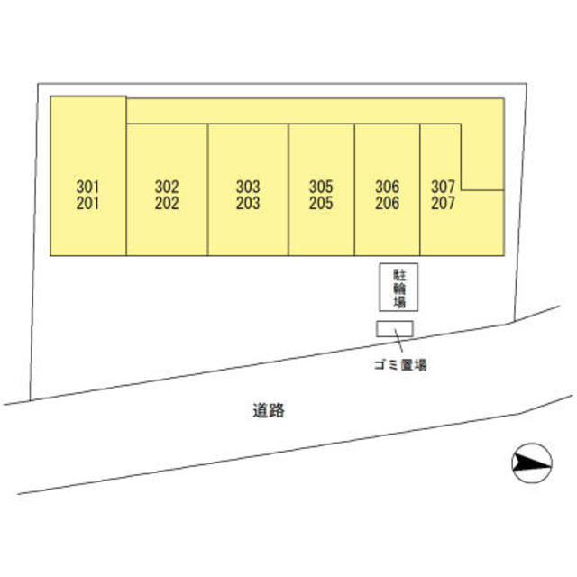 キャッスル西大宮のその他|配置図