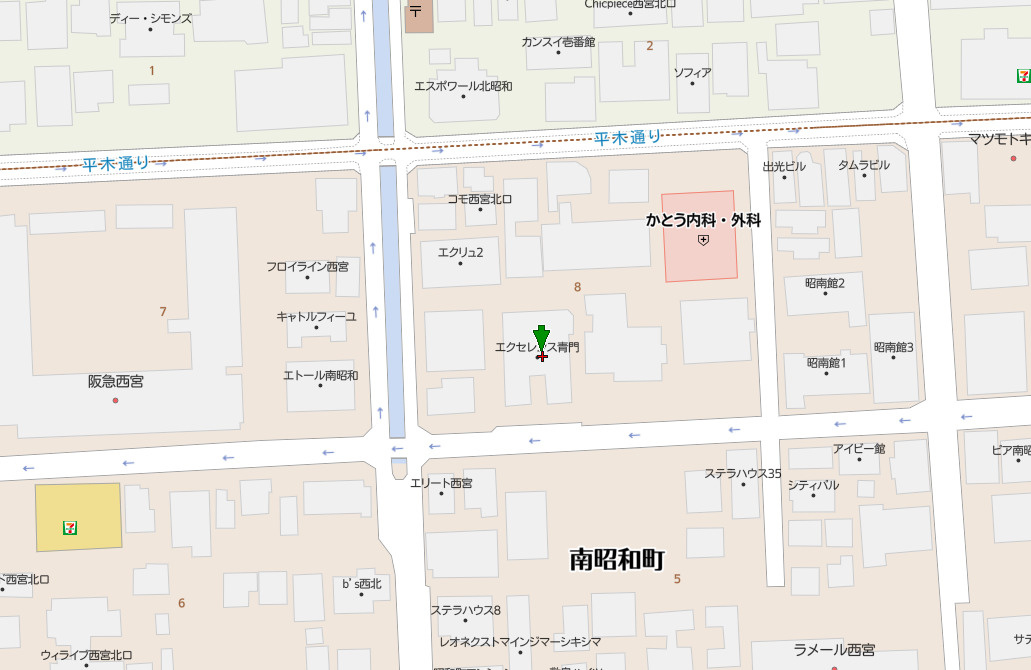エクセレンス青門の地図