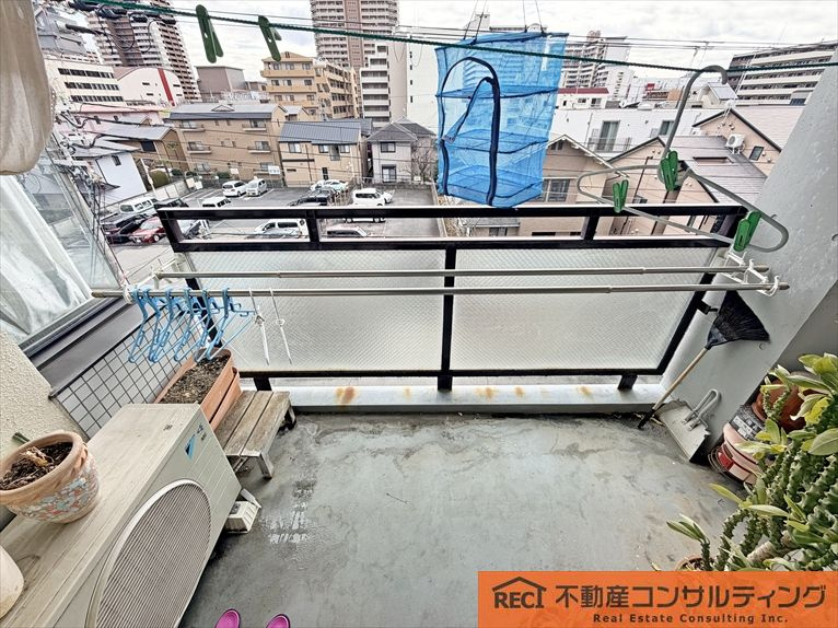 エクセレンス青門のバルコニー|最上階