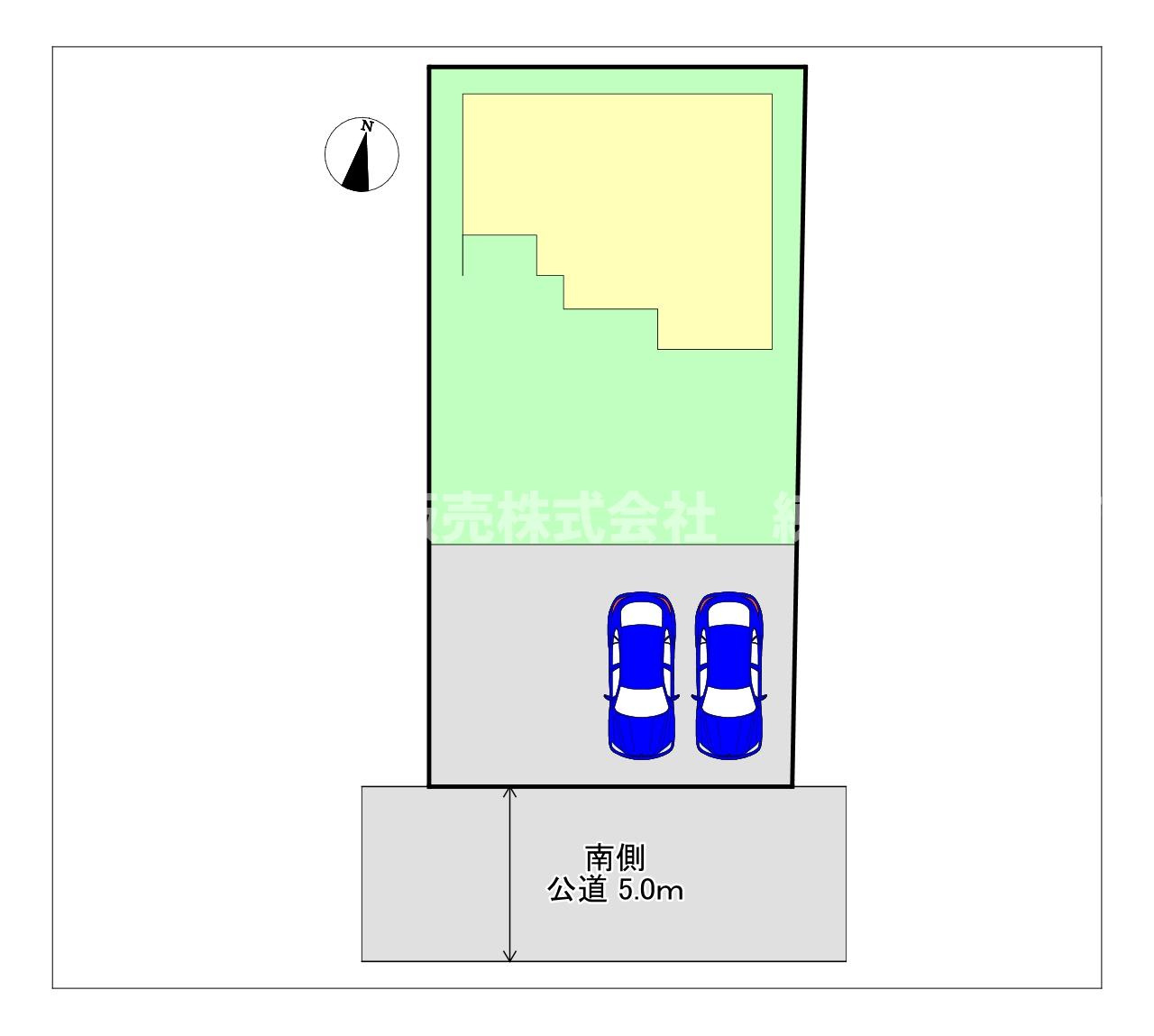 富士見市上南畑　中古一戸建　東武東上線　志木の区画図