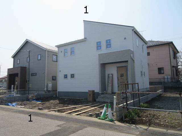 【仲介手数料無料】新築戸建　深谷市上柴町東6-13-17（全2棟）の外観パース