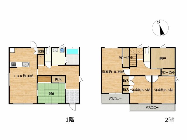 リフォーム済中古戸建　大垣市南一色町　平成13年築の間取り