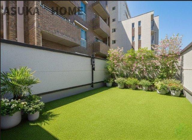 西区浅間町２丁目の庭|ルーフバルコニーになります。お洗濯ものもよく乾きそうです。