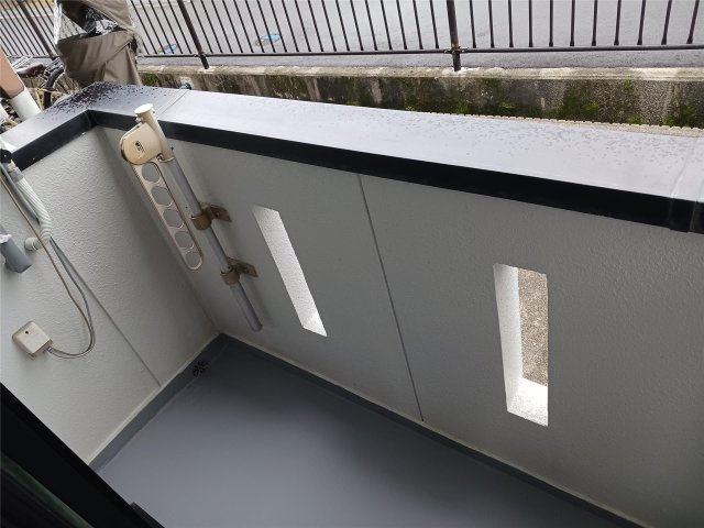 庄Ｔハイツのバルコニー|バルコニーからの眺めを楽しみながら食事をしませんか