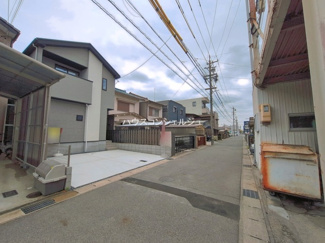 【前面道路含む現地写真】 | 名古屋市緑区鳴海町字中汐田219-4【仲介手数料無料】新築一戸建て　1号棟