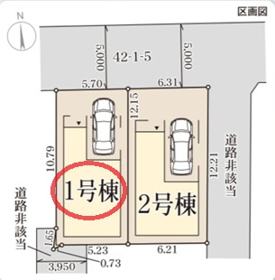 【区画図】 | リーブルガーデン門真市上野口町３期 | 区画図