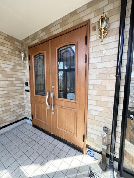 八戸市大字田面木字上田面木の玄関