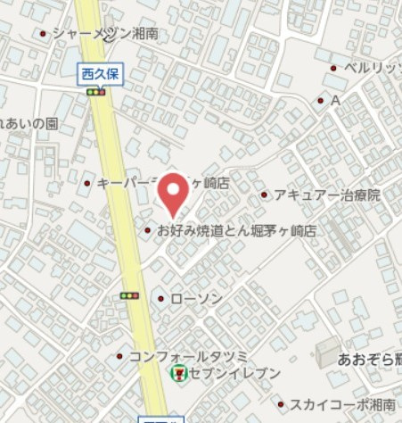 【地図】 | 茅ヶ崎市西久保　中古戸建
