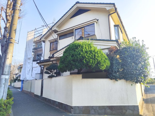 練馬区大泉学園町8丁目売地の外観|目の前にタイムズの駐車場もあるので来客用にも使用可能